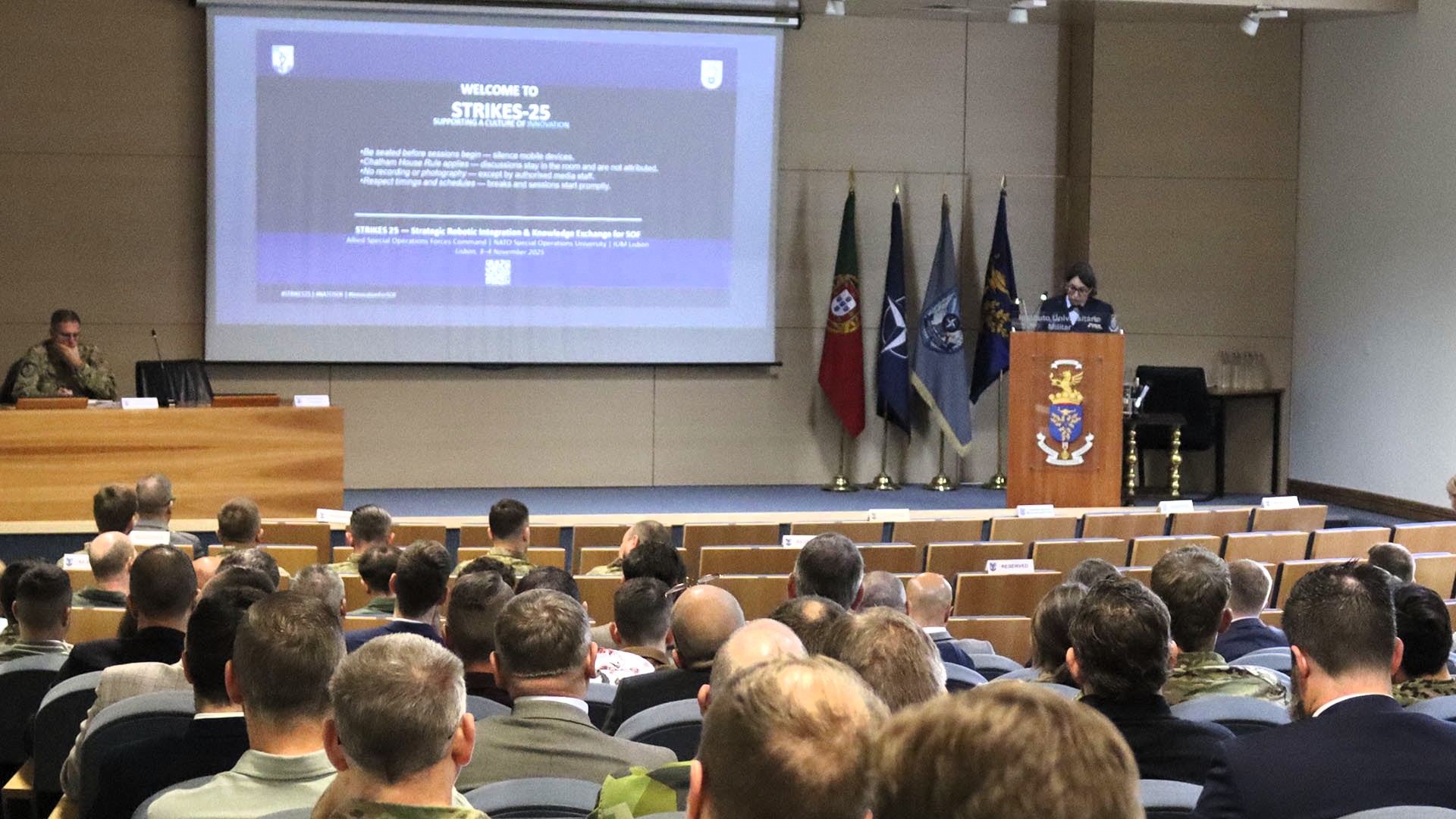 IUM e NATO refletem sobre o futuro das operações com drones em seminário internacional