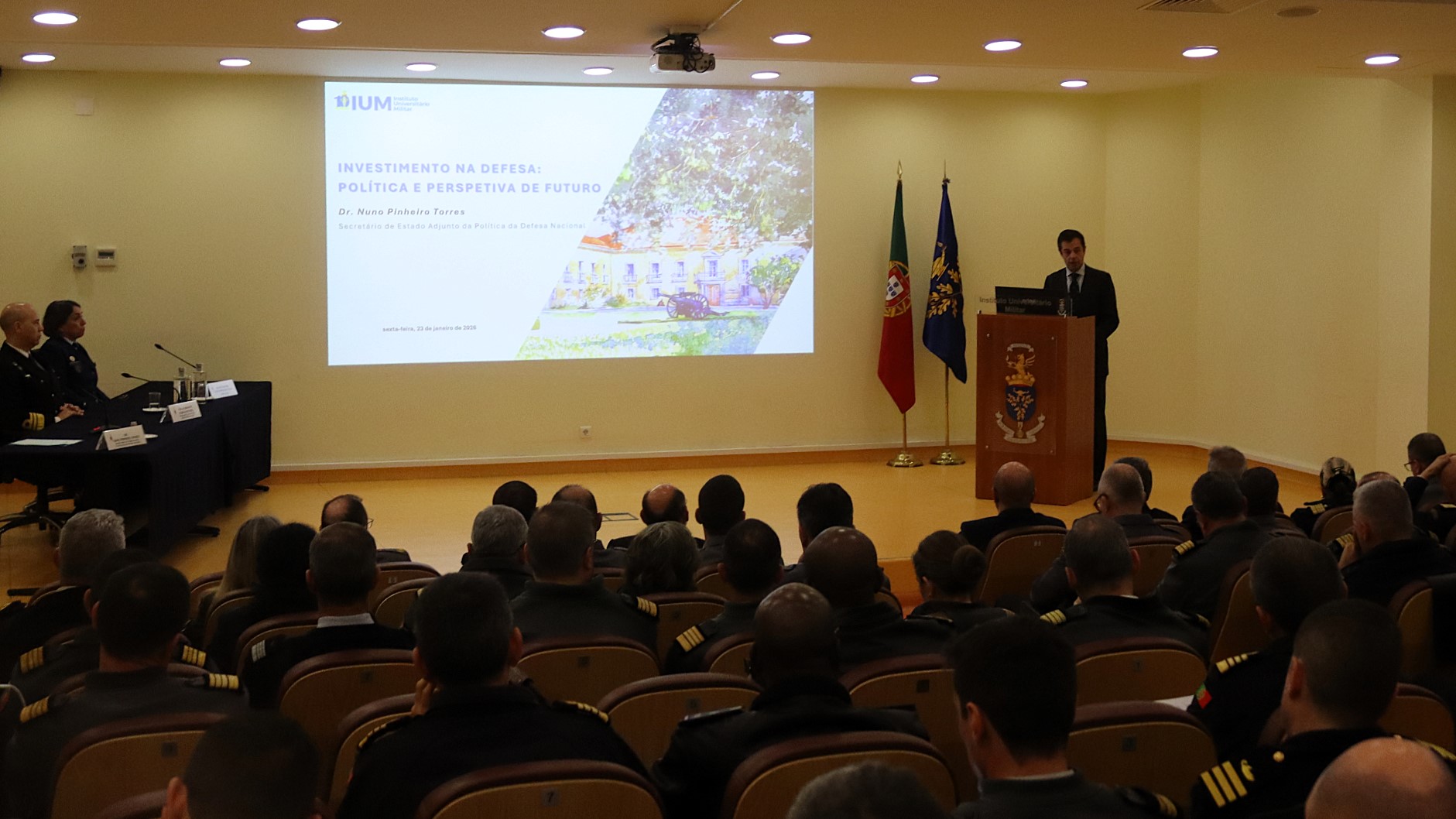 Defesa, autonomia estratégica e visão de futuro num mundo em transformação: Conferência do Secretário de Estado Adjunto da Política e da Defesa Nacional