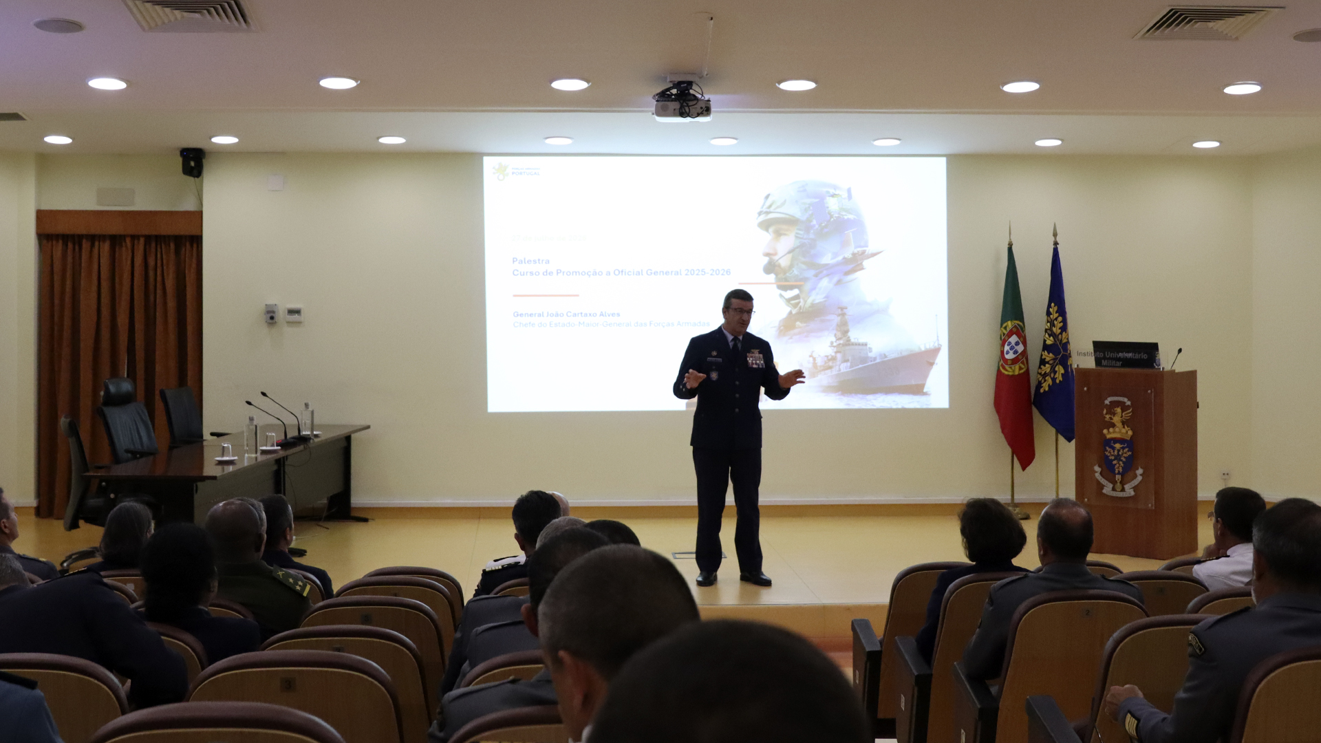 CEMGFA apresenta visão estratégica para o futuro das Forças Armadas ao CPOG